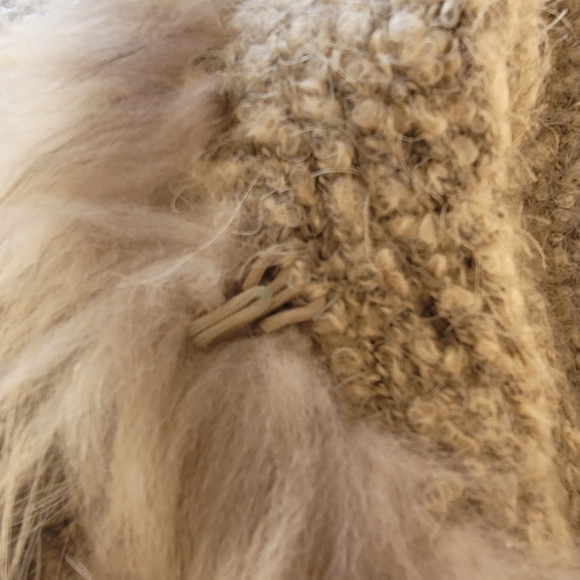 Rudsak Raccoon Fur Hooded Vest, Size M/L - Picture 16 of 16